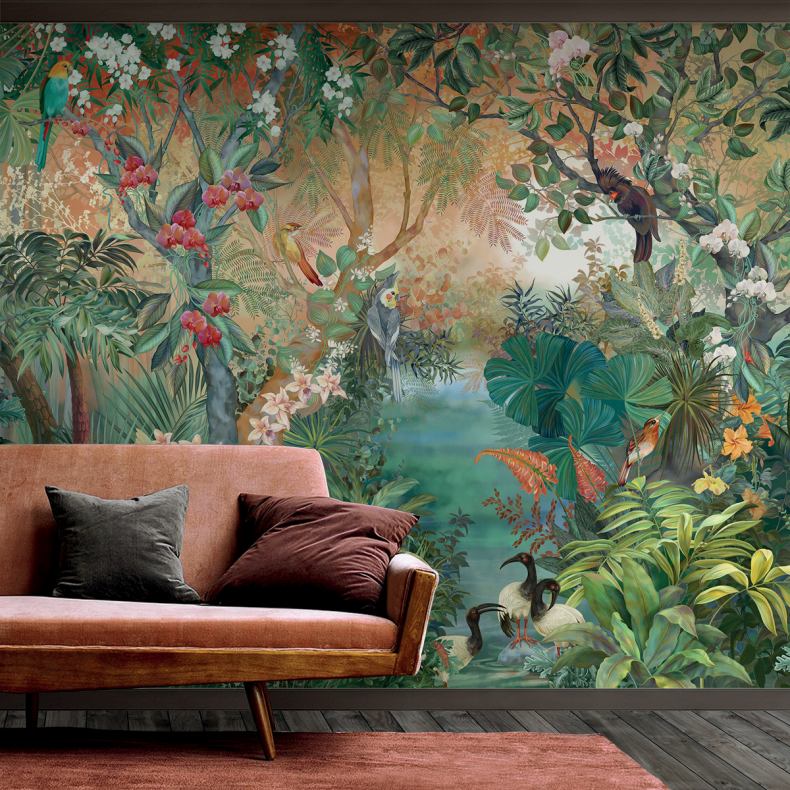 Роспись стен в квартире своими руками (50 фото) - изысканный декор для всех комнат